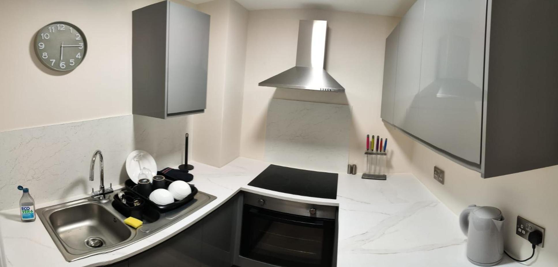 Aqua Nest Eastbourne - En-Suite, Free Parking, Kitchen Zewnętrze zdjęcie